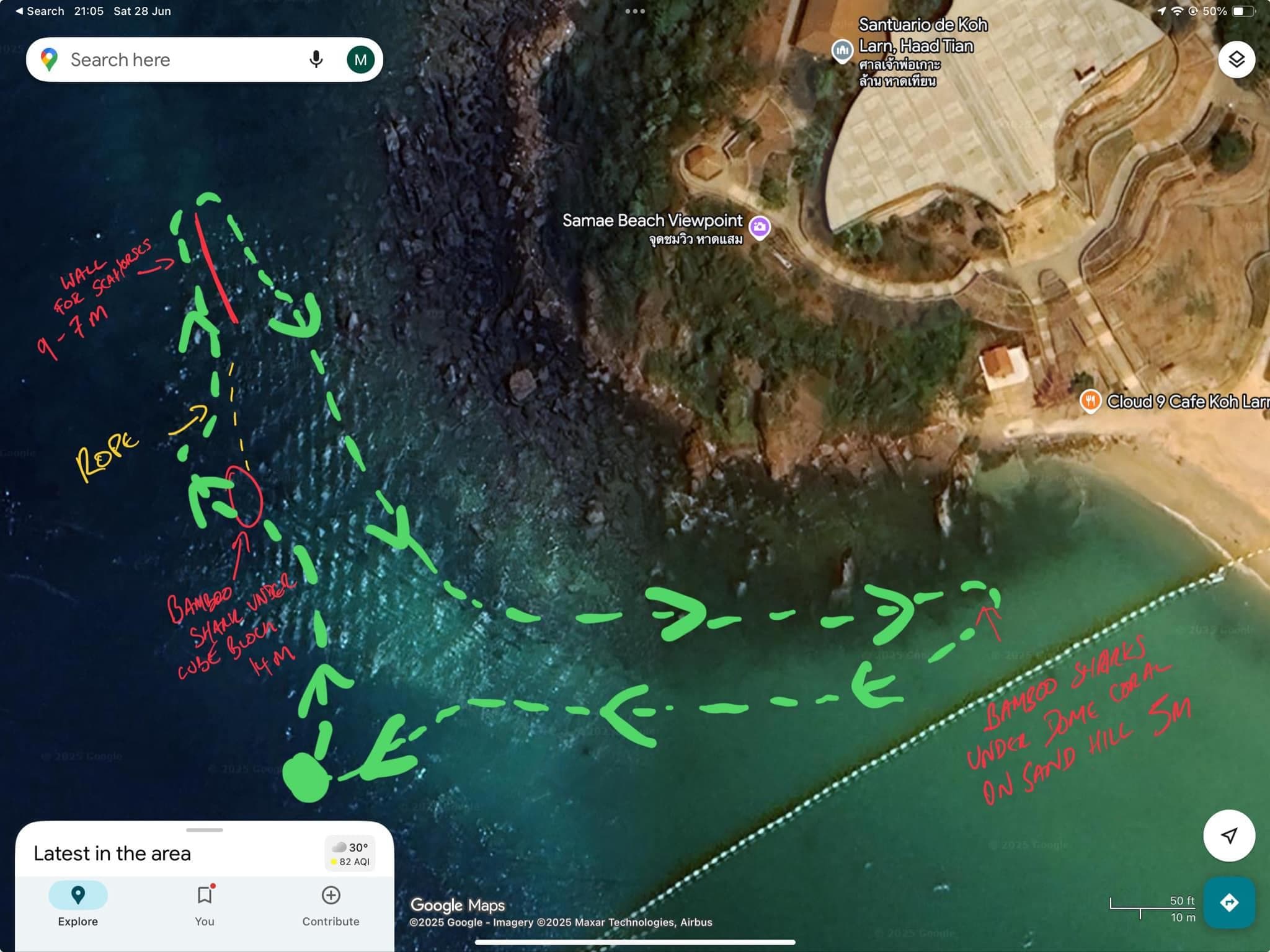 Laem Thong dive spot